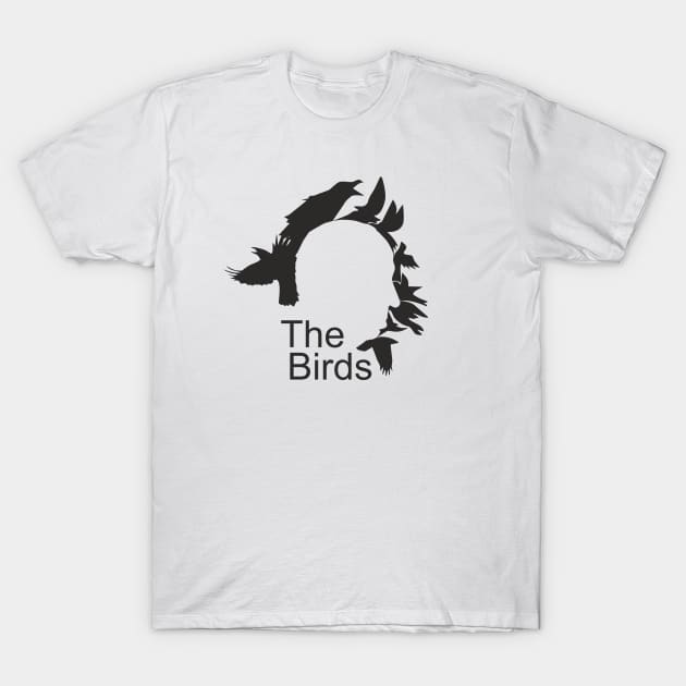 The birds - Alfred Hitchcock T-Shirt by aceofspace